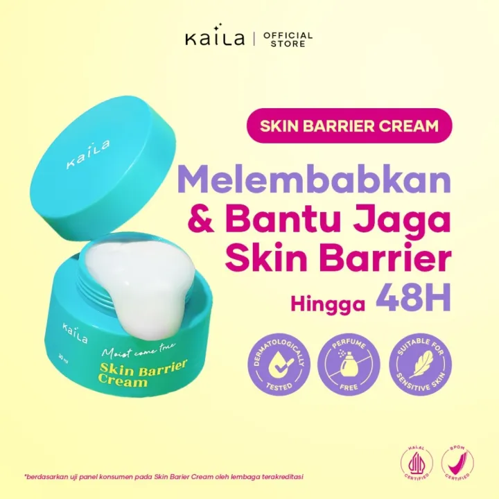 Kaila SmartSkin Skin Barrier Moisturizer 30ml - Pelembab Wajah Menjaga dan Memperbaiki Skin Barrier | Lazada Indonesia