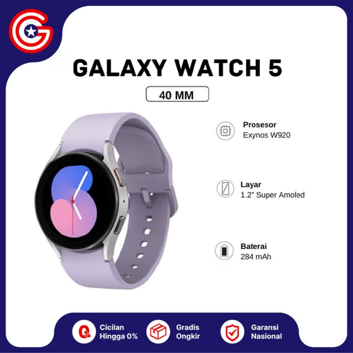 Samsung Galaxy Watch 5 Bluetooth 40mm | 44mm Garansi Resmi 1 Tahun