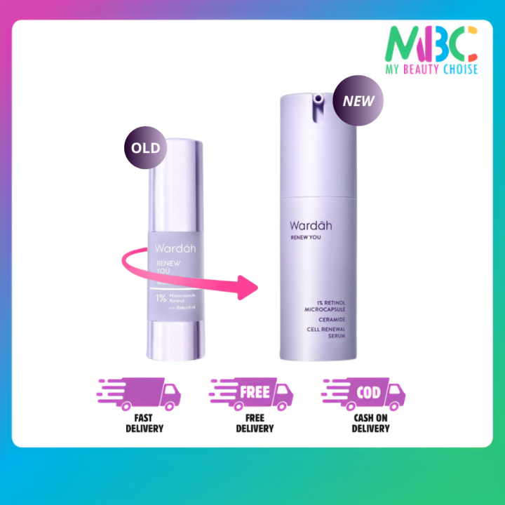 Wardah Renew You 1% Retinol Microcapsule Ceramide Cell Renewal Serum