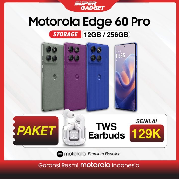 Motorola Edge 60 Pro 5G 12/256 GB 12GB 256GB Smartphone Android 15 | Lazada Indonesia