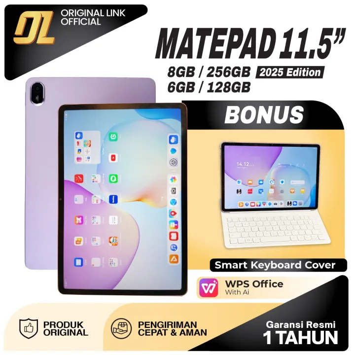 HUAWEI MatePad 11.5 Papermatte Edition 2025 6/128 8/256 GB 11.5 inch | WPS Office PC-Level | Lazada Indonesia