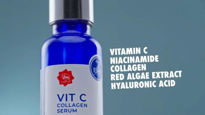 Viva Vitamin C Collagen Serum with Triple Brightening Power, 2% Vitamin C, 2% Niacinamide, & Sodium Hyaluronate - 20 ml | Lazada Indonesia