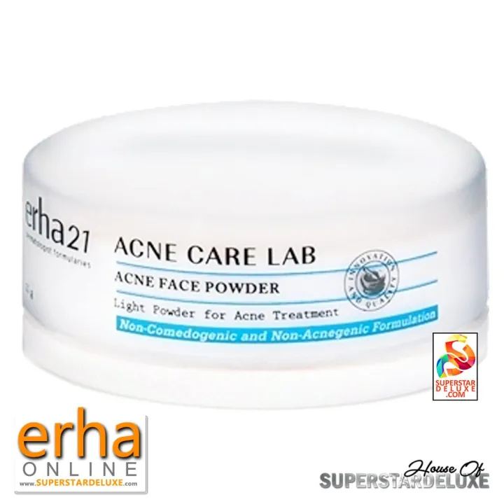 Erha Acne Face Powder - bedak tabur kulit jerawat