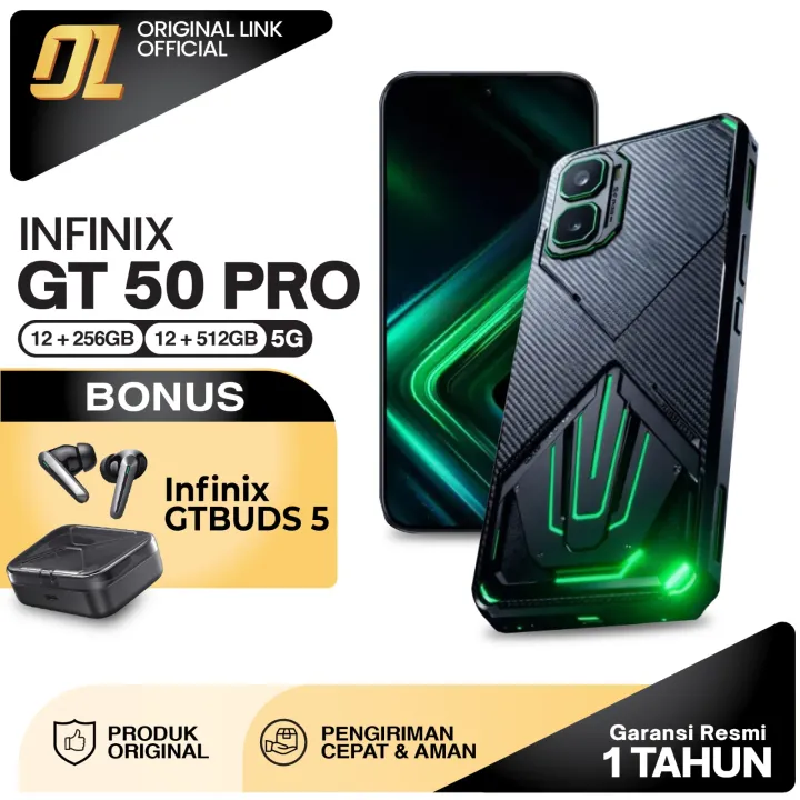 Infinix GT 50 Pro 5g 12/256 12/512 GB GT50 Gaming Phone 12GB 256GB 512GB | Lazada Indonesia