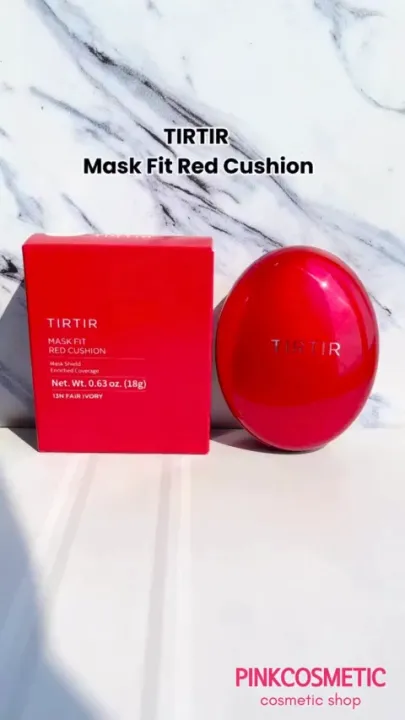[100% ORIGINAL] TIRTIR Mask Fit Red Cushion Foundation SPF 40 PA++ 18gr Cushion TIRTIR Cushion Mini Full Coverage Cushion | Lazada Indonesia