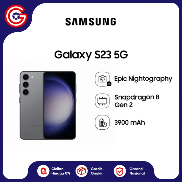 Samsung S23 5G 8/128GB | 8/256GB Garansi Resmi