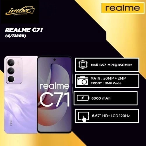 Jual REALME C71 4GB 128GB - GARANSI RESMI INDONESIA SMARTPHONE | Shopee Indonesia