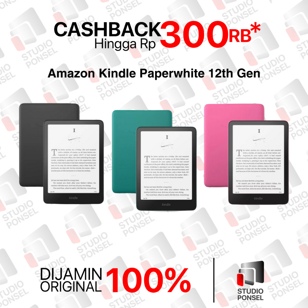 Jual Amazon Kindle Paperwhite 12th Gen 16GB | USB-C Signature Edition 32GB | Shopee Indonesia