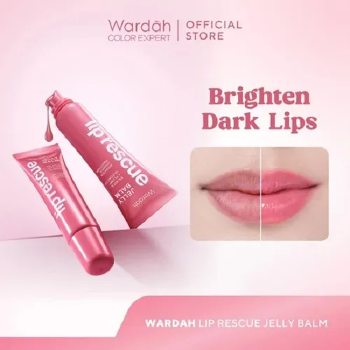 Wardah Lip Rescue Jelly Balm Dusty Rose 7 gr