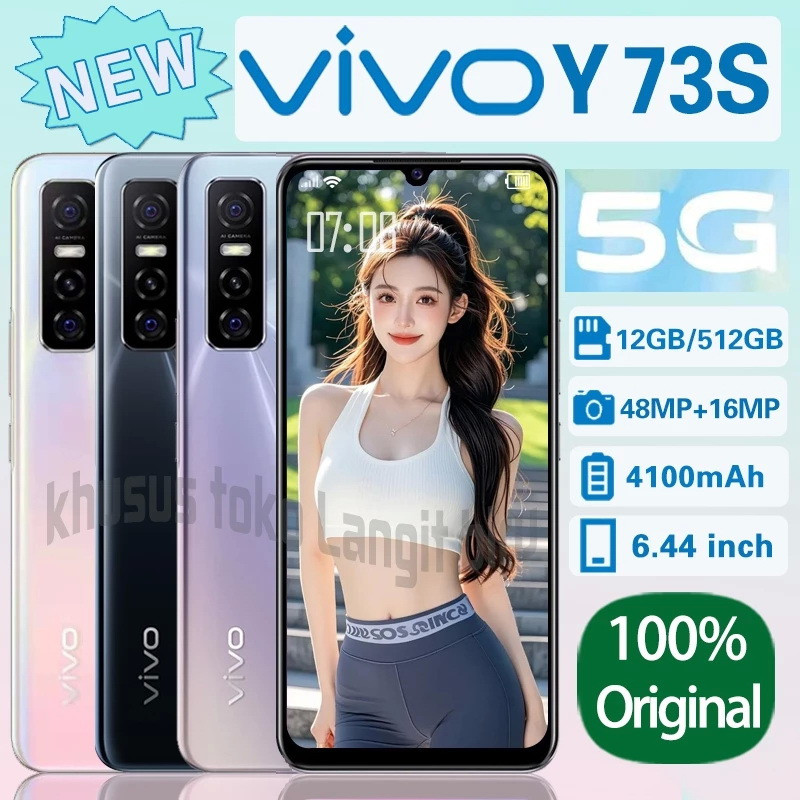 Jual VIVO Y73S 5G SMARTPHONE HP RAM 12GB/512GB Baru ORI HD+ 48MP Kamera Belakang Layar 6.44 inci Garansi 1 Tahun | Shopee Indonesia