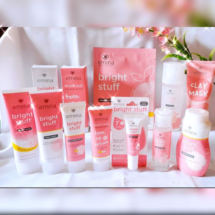 EMINA BRIGHT STUFF SERIES PAKET ISI 10 ITEM