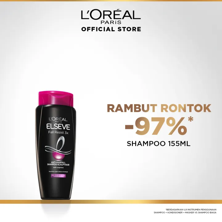 L'Oreal Paris Fall Resist 3x Anti-Hairfall Shampoo Scalp Hair Care (Perawatan Untuk Rambut Rontok) | Lazada Indonesia