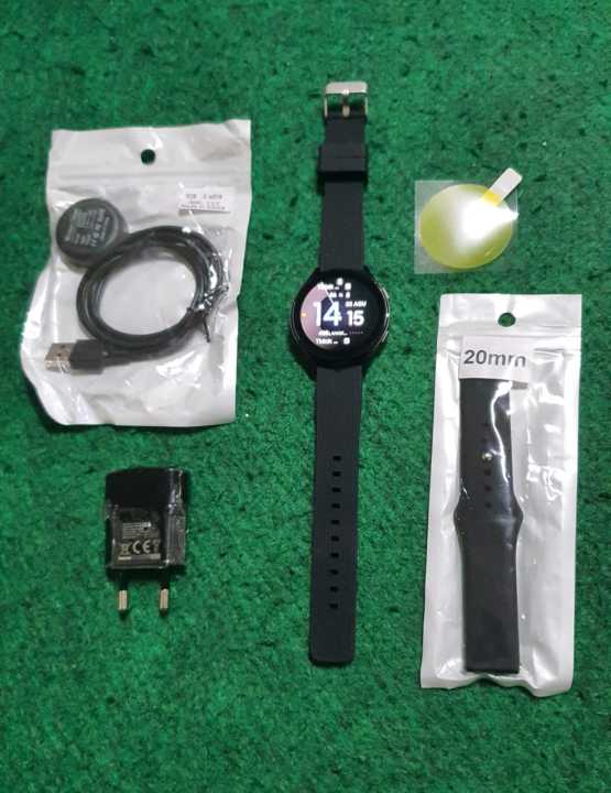 SAMSUNG GALAXY WATCH ACTIVE 2 44MM STAINLESS SECOND 99% LIKE NEW