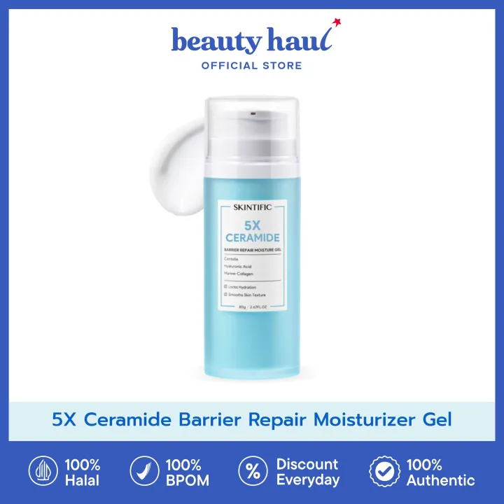 SKINTIFIC 5X Ceramide Barrier Repair Moisturizer Gel 80ml