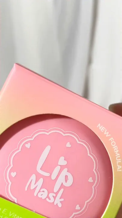 La Tulipe Lip Mask Masker Bibir Melon Moist Strawberry Soft