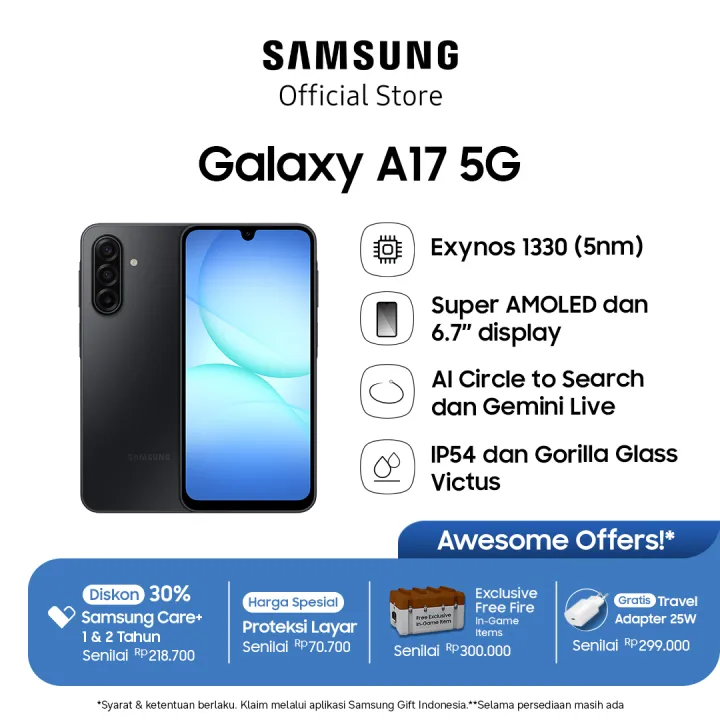 Samsung Galaxy A17 5G - 8/256GB | Lazada Indonesia