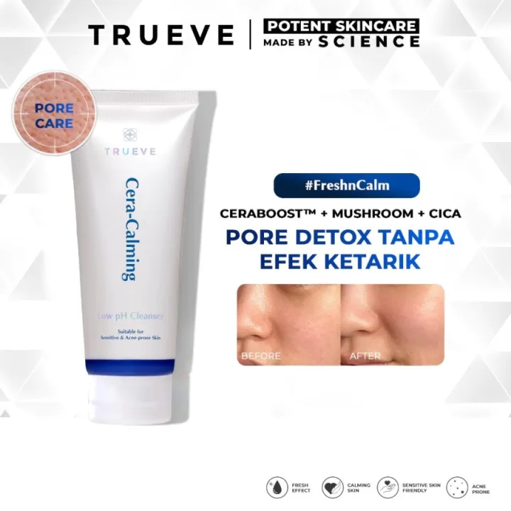 TRUEVE Cera-Calming Ceramide Ceracalming Gentle Low pH Facial Cleanser Pembersih Wajah Face Wash