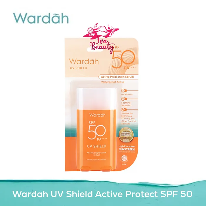 [BARU] Wardah UV Shield Active Protection Serum SPF 50 35 ml / sunscreen spf 50 terbaru wardah