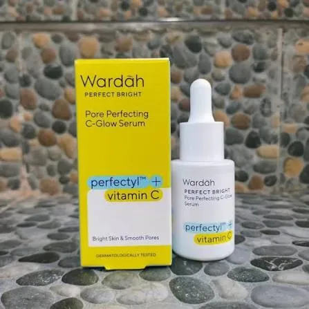 Wardah Perfect Bright Pore Perfecting C-Glow Serum 15ml Serum Penghilang Pori-Pori Dan Wajah Berminyak Berlebih | Lazada Indonesia