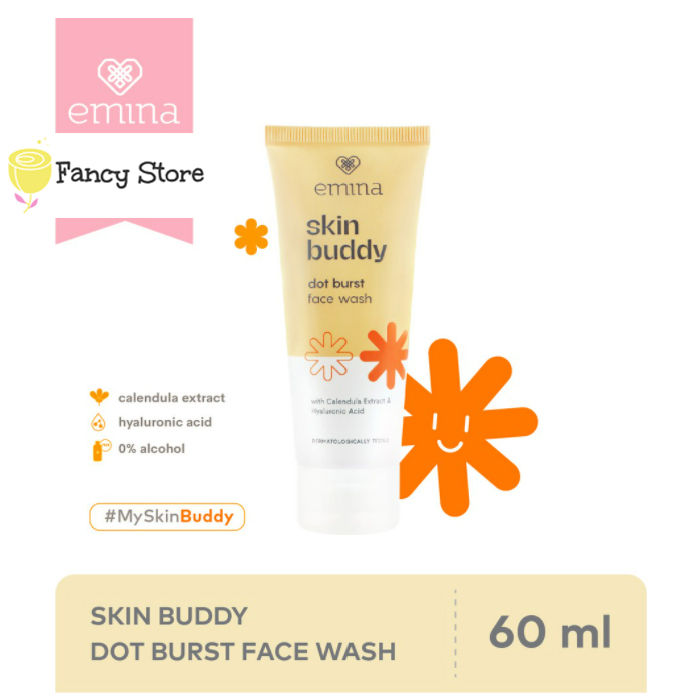Emina Skin Buddy Dot Burst Face Wash 60 ml | Lazada Indonesia