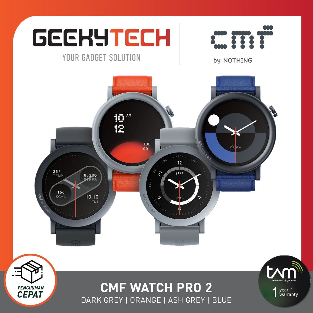 Jual CMF Watch Pro 2 AMOLED 1.32" Smartwatch By Nothing - Garansi RESMI 1 Tahun | Shopee Indonesia