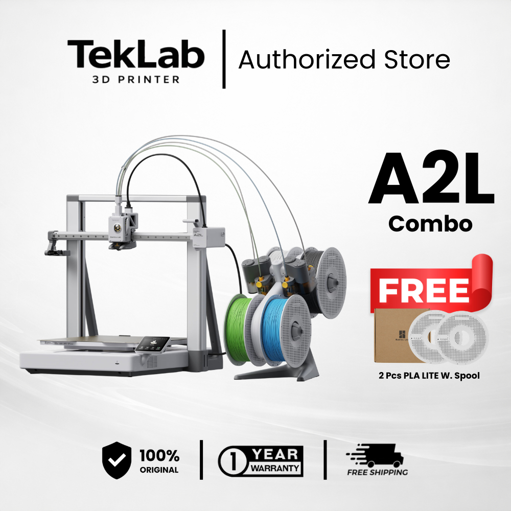 Jual (100% NEW NO REFURBISHED) 3D Printer Bambu Lab A2L - A2L Combo High-Speed 3D Printer with AMS Multi Material & Large Build Volume | Shopee Indonesia