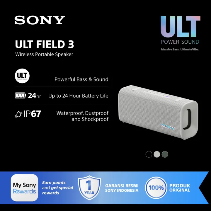SONY ULT Field 3 Wireless Portable Speaker / SRS-ULT30 | Lazada Indonesia