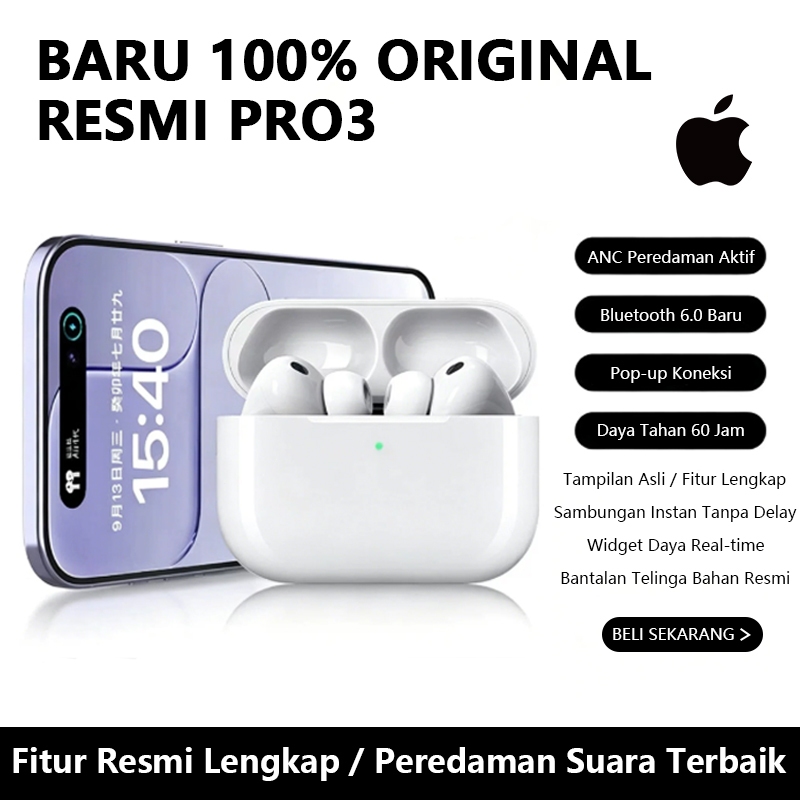 Jual Apple AirPods 4 dengan chip H2 untuk pengurangan kebisingan aktif, tahan debu, air, dan keringat - P93 | Shopee Indonesia