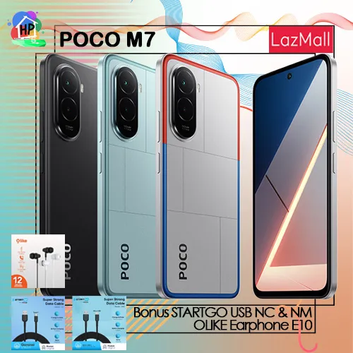 Xiaomi POCO M7 8GB/256GB Garansi Resmi | Lazada Indonesia