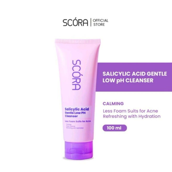 SCORA Salicylic Acid Gentle Low PH Cleanser | Lazada Indonesia