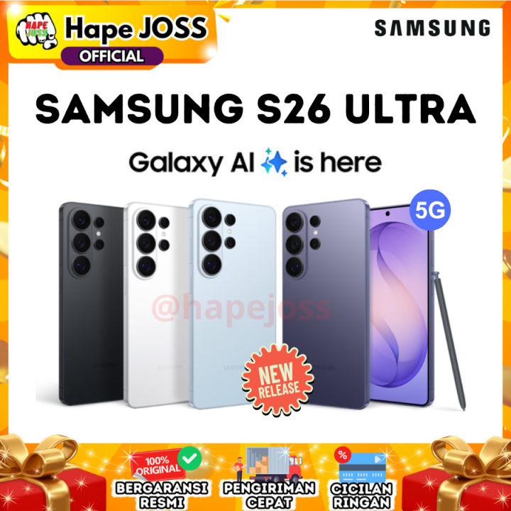 Samsung Galaxy S26 Ultra 5G 12/256GB NFC Garansi Resmi Indonesia | Lazada Indonesia