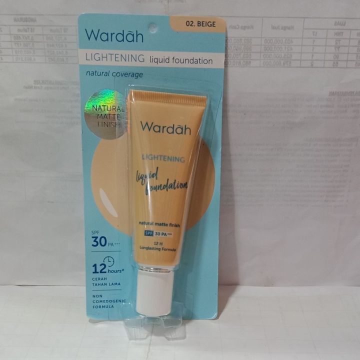 wardah lightening liquid foundation