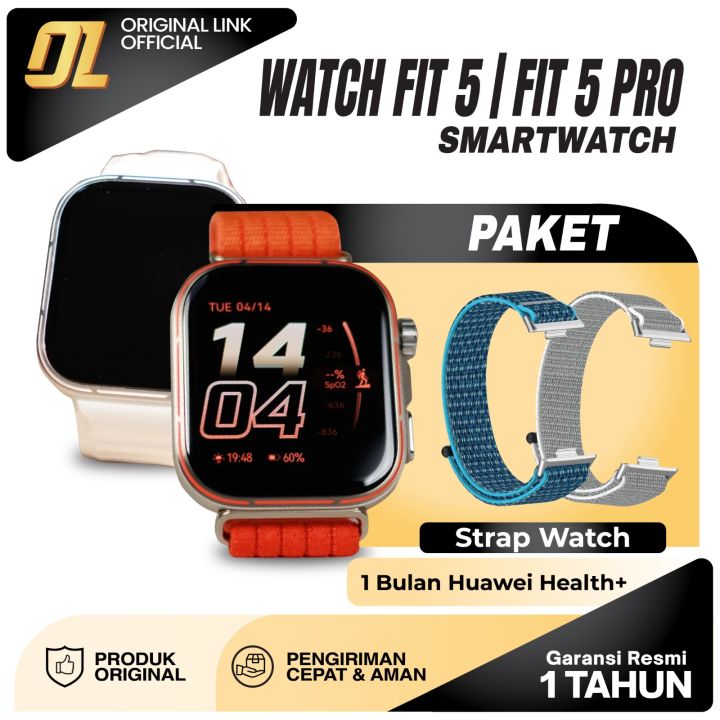 HUAWEI Watch Fit 5 Fit5 Pro Smartwatch Jam Tangan Pintar Original | Lazada Indonesia