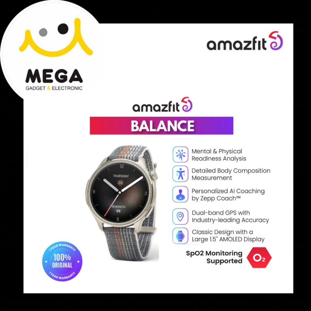 Jual Amazfit Balance Smartwatch | Shopee Indonesia