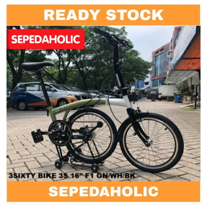 Sepeda Lipat TRIFOLD 3SIXTY 3 SIXTY M3 16 Inch Garansi Resmi 5 Tahun | Lazada Indonesia
