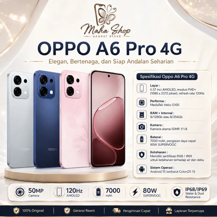Oppo A6 Pro 4G 8/256GB | Lazada Indonesia