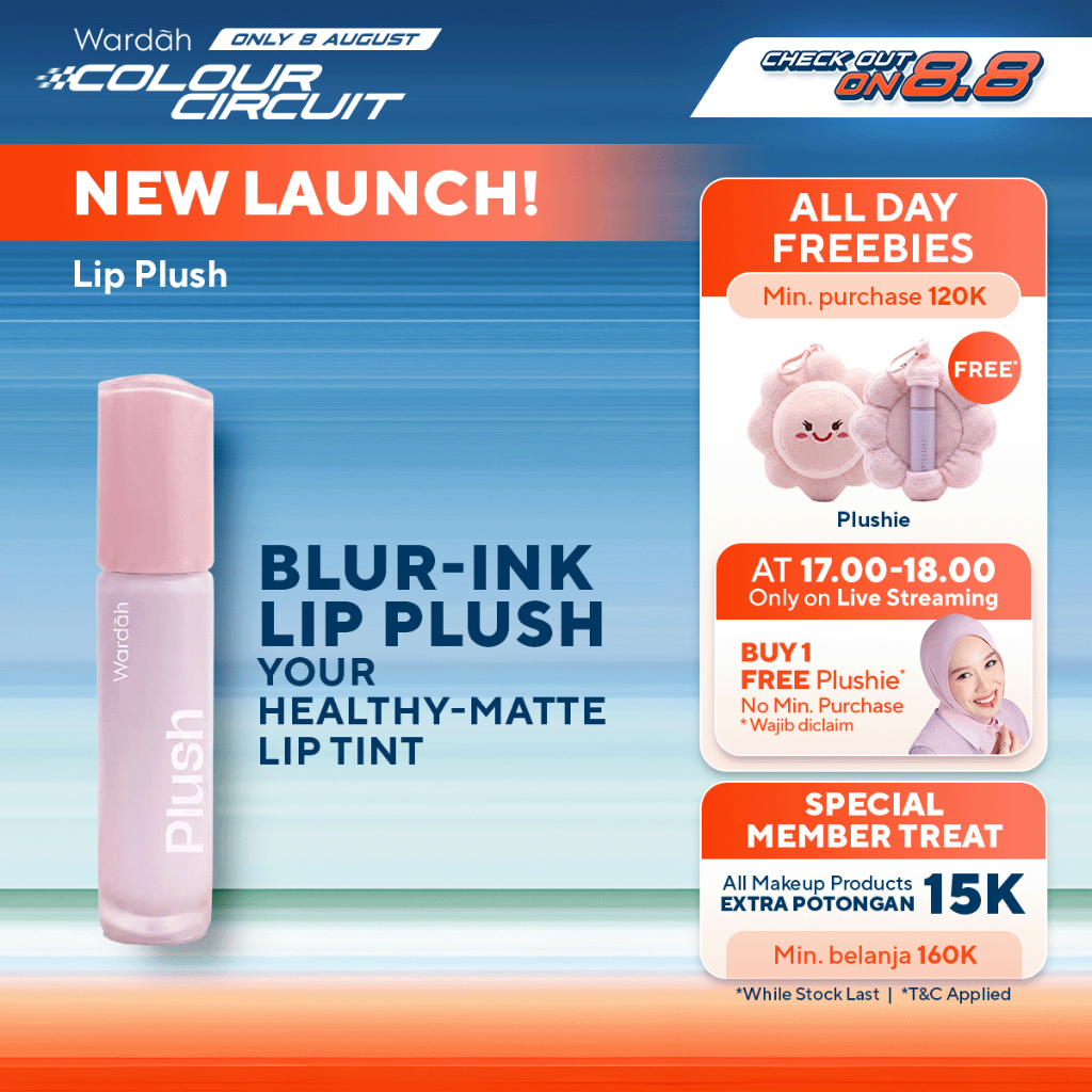 Jual NEW! WARDAH Blur-Ink Lip Plush Lip Tint Matte - Korean Makeup Healthy Matte Finish - Velvet Lip - 8H Longlasting - High Coverage - Non-drying Lipstick Lip gloss Lipstik Liptin Lip Cream Lipcream Lip Stain - Vegan - Cruelty Free - Makeup | Shopee Indo