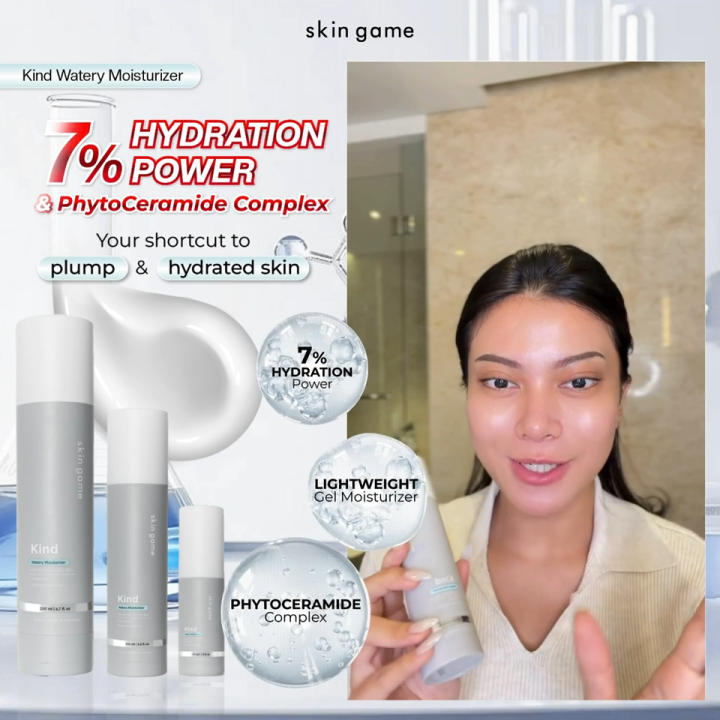 Skin Game Kind Watery Moisturizer - Pelembab Wajah (Skin Barrier)