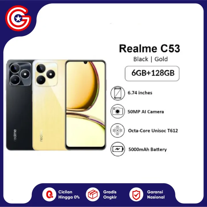 Realme C53 6/128GB Garansi Resmi 1 Tahun