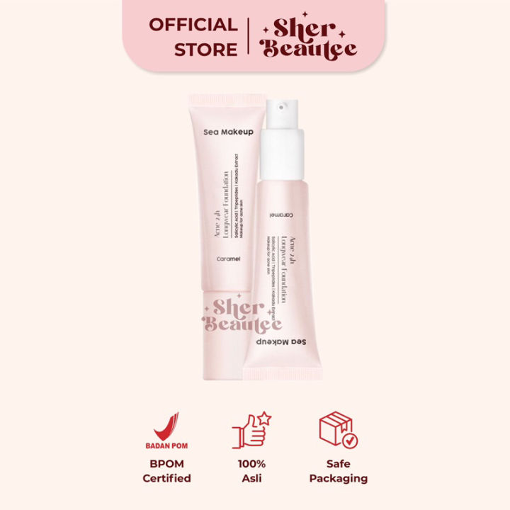 Sea Makeup Acne 24H Longwear Foundation 30ml | Lazada Indonesia