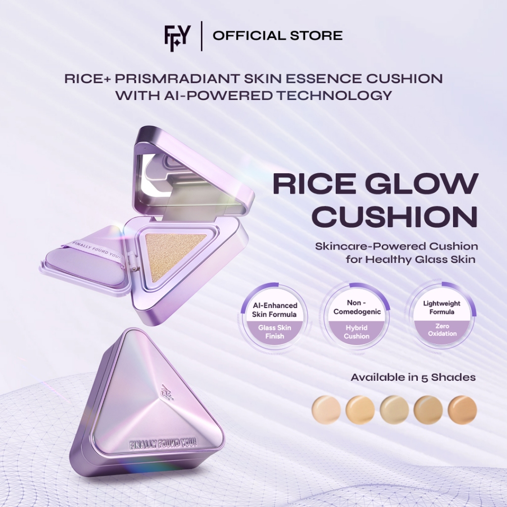 Jual Finally Found You! RICE+ PrismRadiant Skin Essence Cushion with AI-Powered Technology | Rice Glow Cushion Essence Non-Comedogenic Weightless Coverage, Tekstur Ringan, Minim Oksidasi | Shopee Indonesia