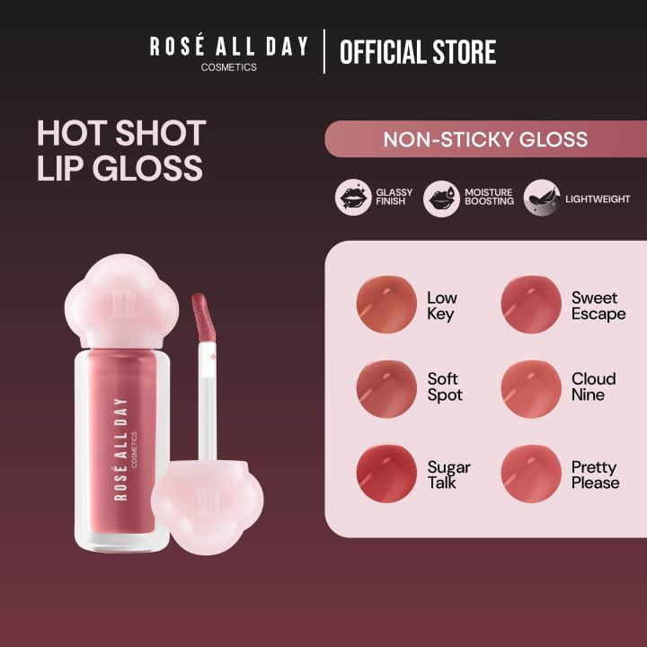 [NEW LAUNCH] Rosé All Day Hot Shot Lip Gloss | Lazada Indonesia