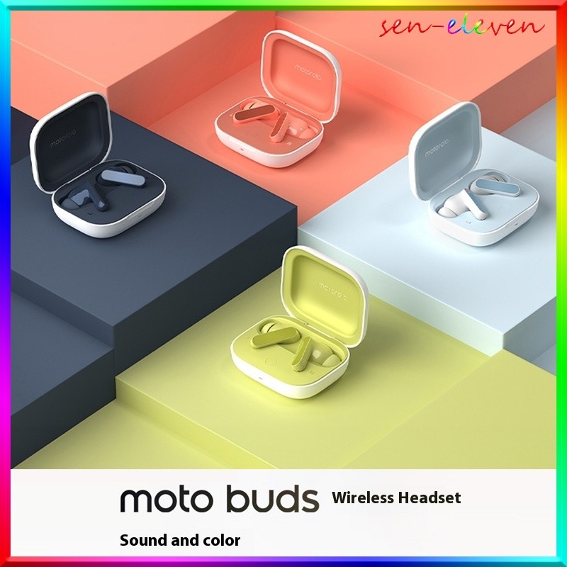 Jual Motorola Moto Buds+ Wireless Bluetooth5.3 Earphones in-ear BOSE tuning AI dynamic active noise | Shopee Indonesia