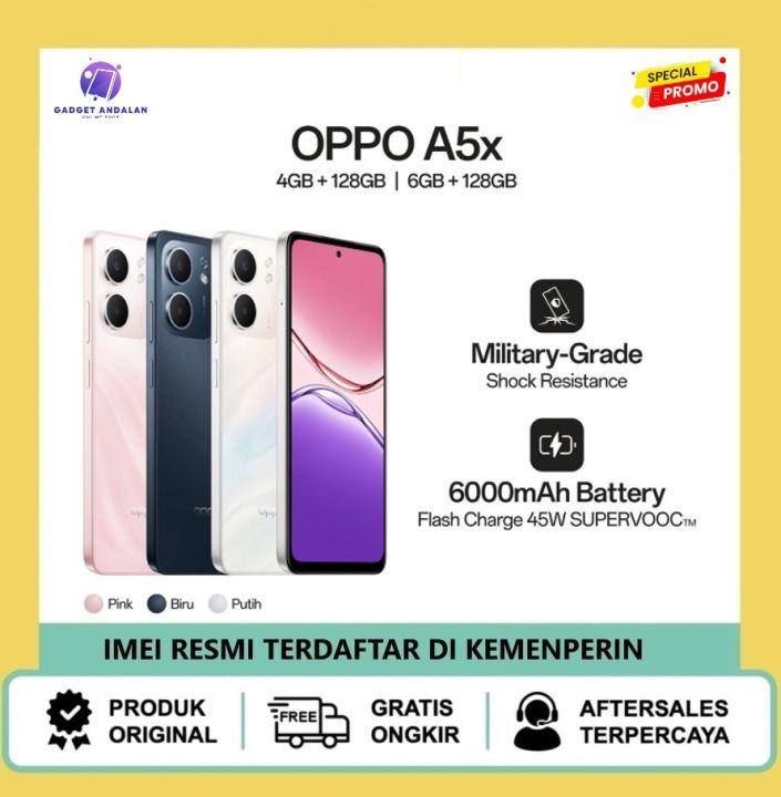 OPPO A5x 4G 4GB+128GB & 6GB+128GB | Lazada Indonesia