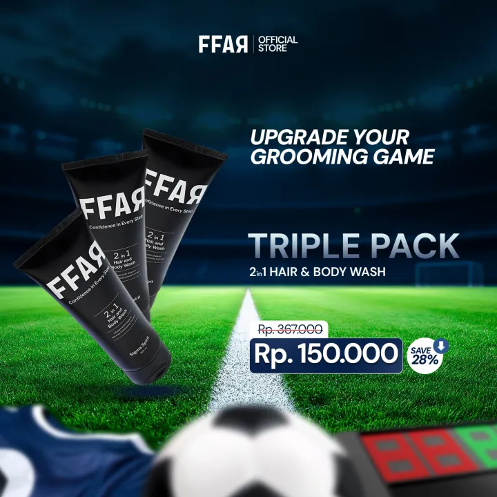 FFAR Triple Pack - Sigma Spirit 2in1 Hair & Body Wash | 200 ML | Lazada Indonesia