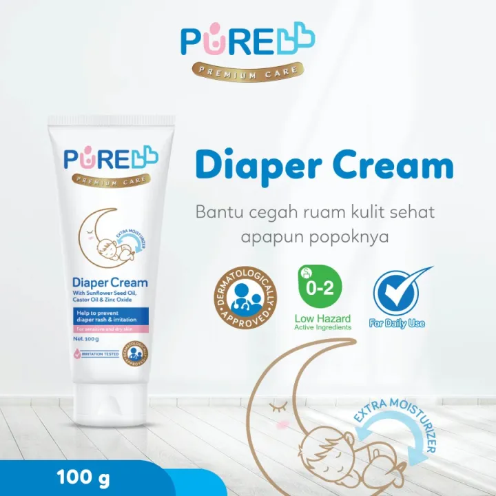 PURE BABY Diaper Cream Pencegah Ruam Popok Bayi