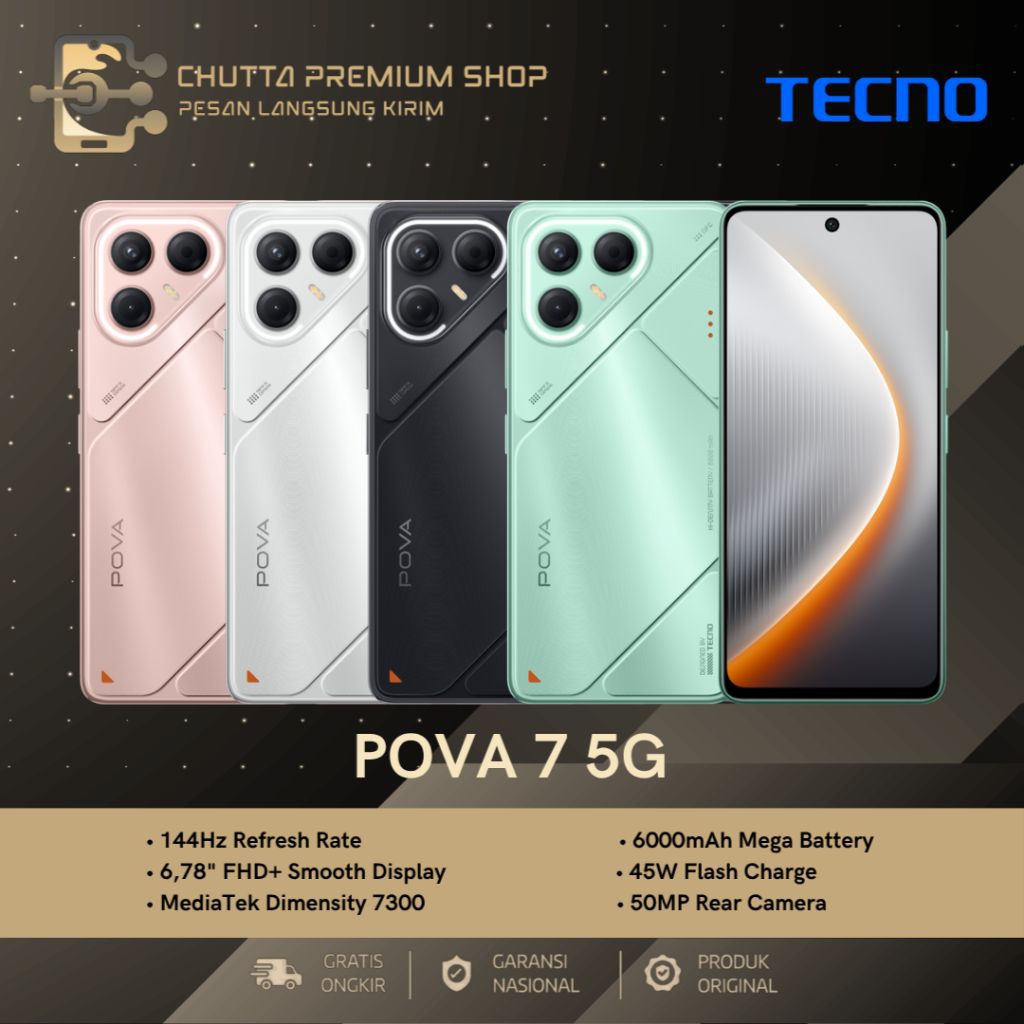 Jual Tecno Pova 7 5G | Shopee Indonesia
