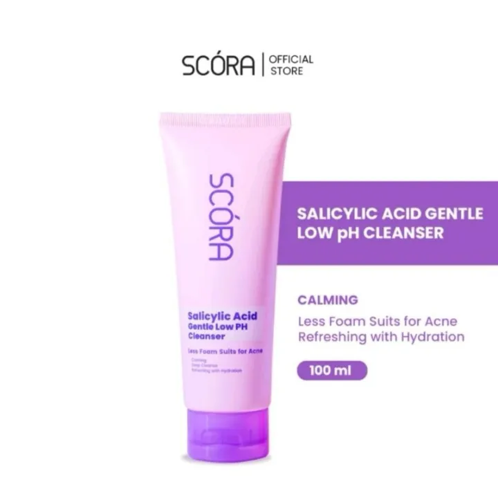 SCORA Salicylic Acid Gentle Low PH Cleanser | Lazada Indonesia