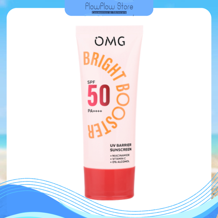 OMG Bright Booster UV Barrier Sunscreen SPF 50 PA++++ - 60 ml | Lazada Indonesia