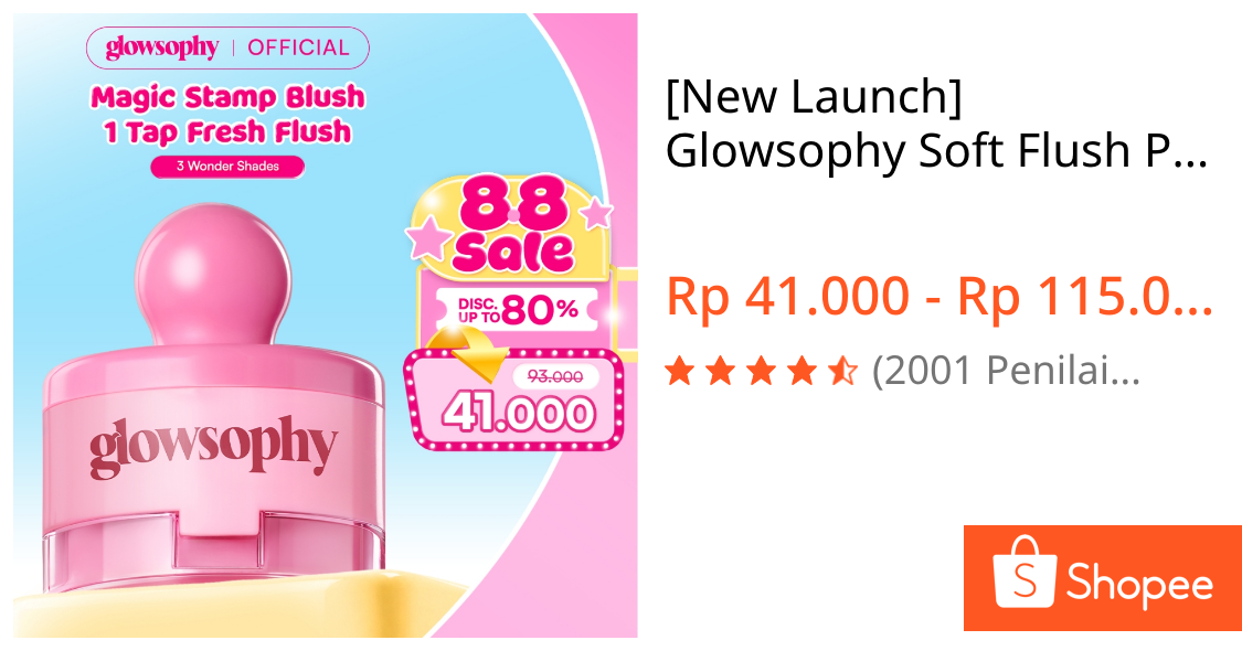 Jual [New Launch] Glowsophy Soft Flush Powder Blush 3gr - Blush On Ringan Dengan Warna Natural Mudah Dibaurkan Pigmentasi Merata Tahan Lama Dalam Satu Tap | Shopee Indonesia